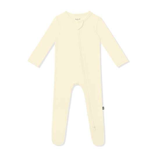 Zippered Footie in Chamomile