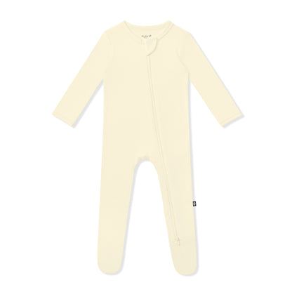 Zippered Footie in Chamomile