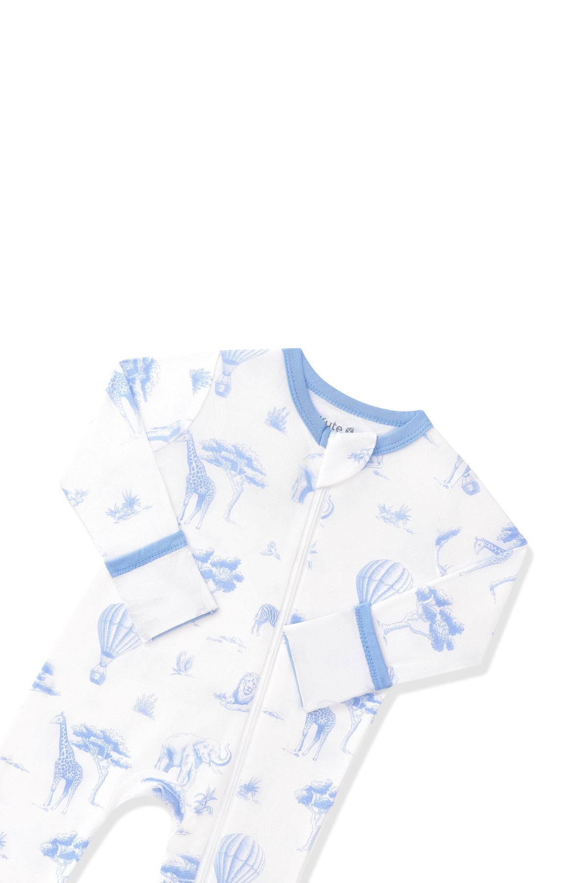 Zippered Romper in Toile Safari
