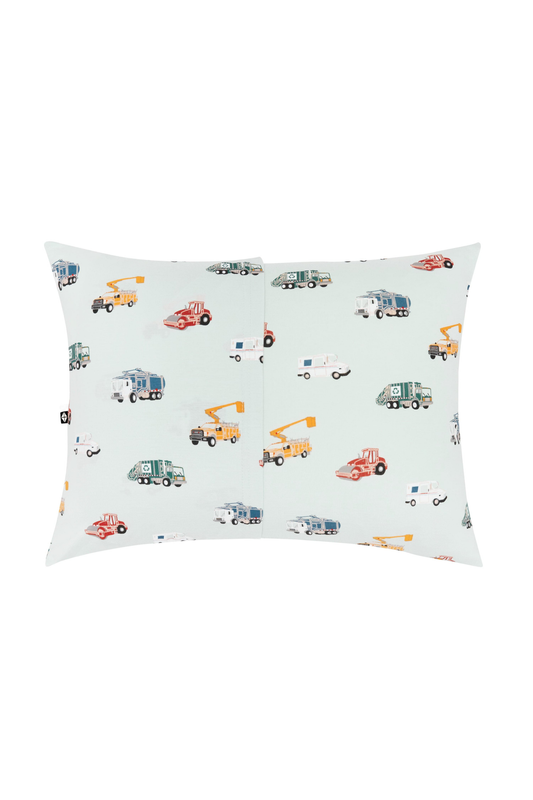 Toddler Pillowcase in City Vehicles