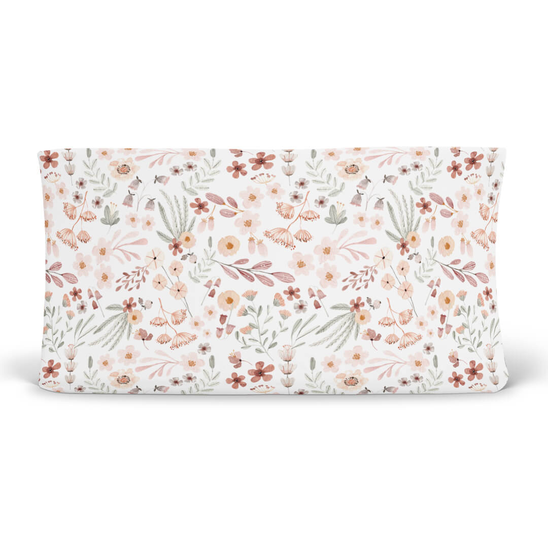 Wren's Wildflower Changing Pad Cover